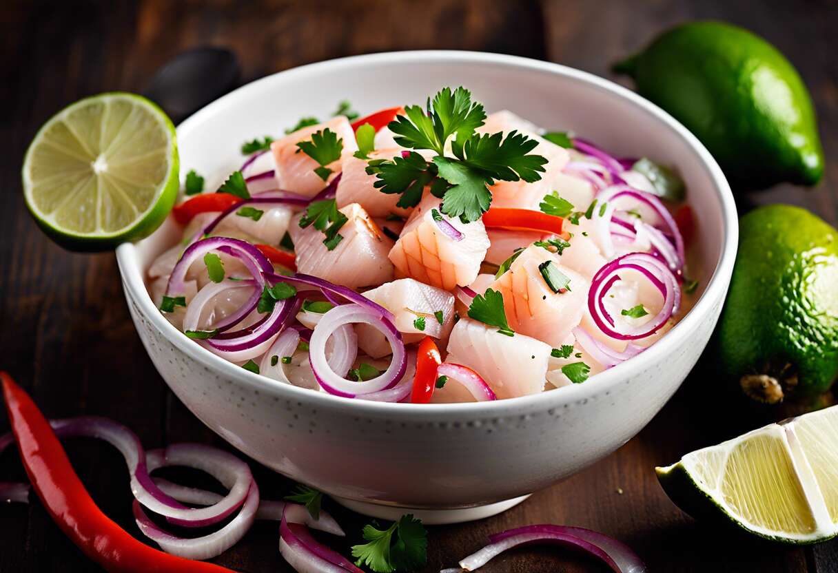 Ceviche (Cuisine Péruvienne)